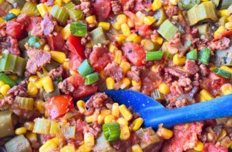 OKRA AND CORN-The Southern Girl Cooks-Cajun Fashio...